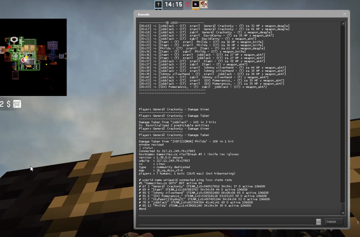 Odoslaný screenshot obrázok 