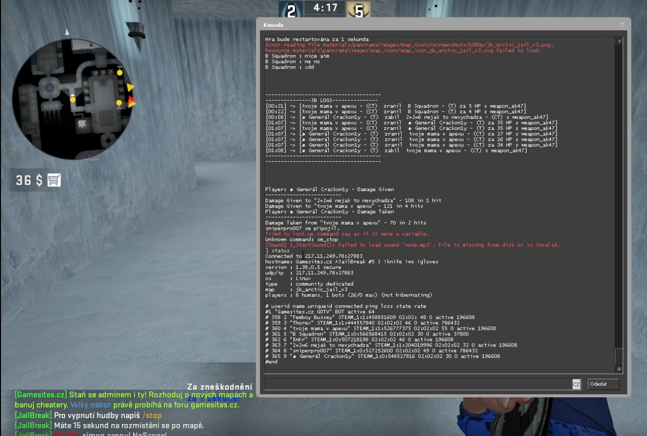 Odoslaný screenshot obrázok 